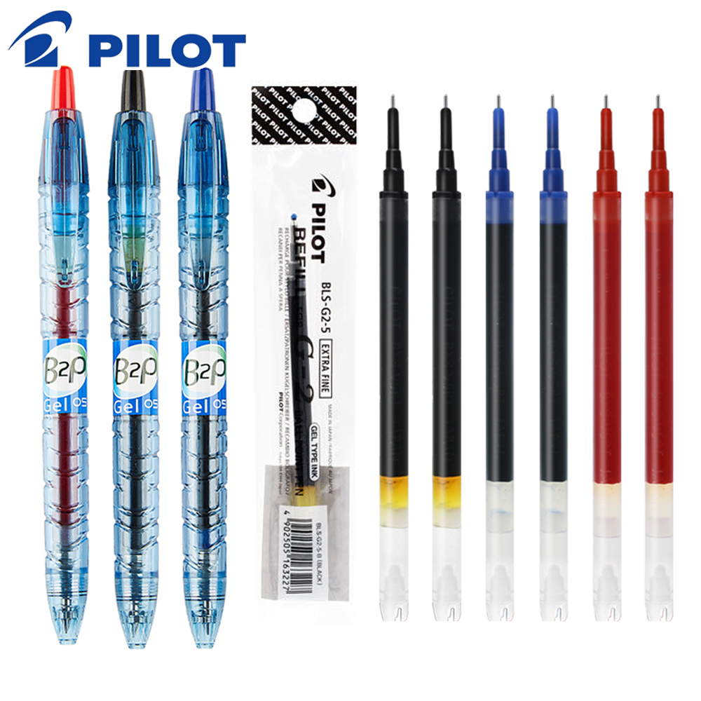 Pilot Pen G2 - 1 + 6 isi ulang pena