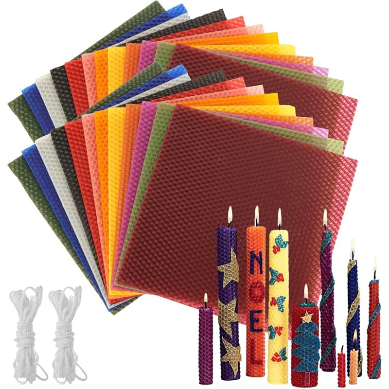 Candle Making Kit For Adults - AT05-Perlengkapan Pembuatan Lilin Termasuk 24 Lembar