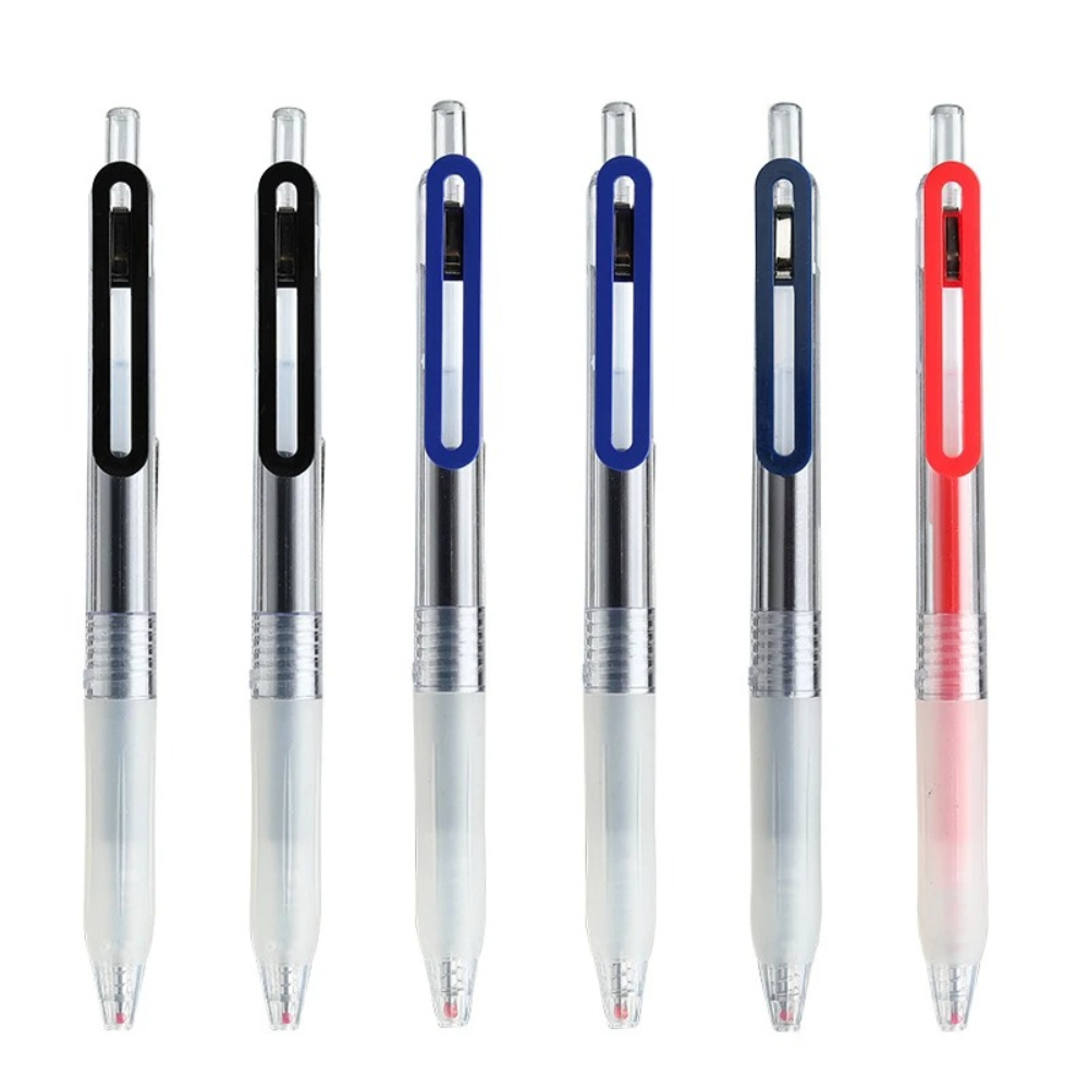Muji Stationery Gel Pen - Set Pena Gel Tekan MUJIS Tinta