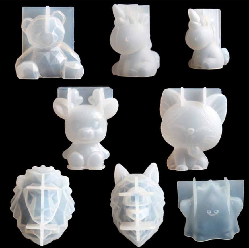 Candle Making Tutorial - Transparan Unicorn Silikon Epoxy Resin Cetakan
