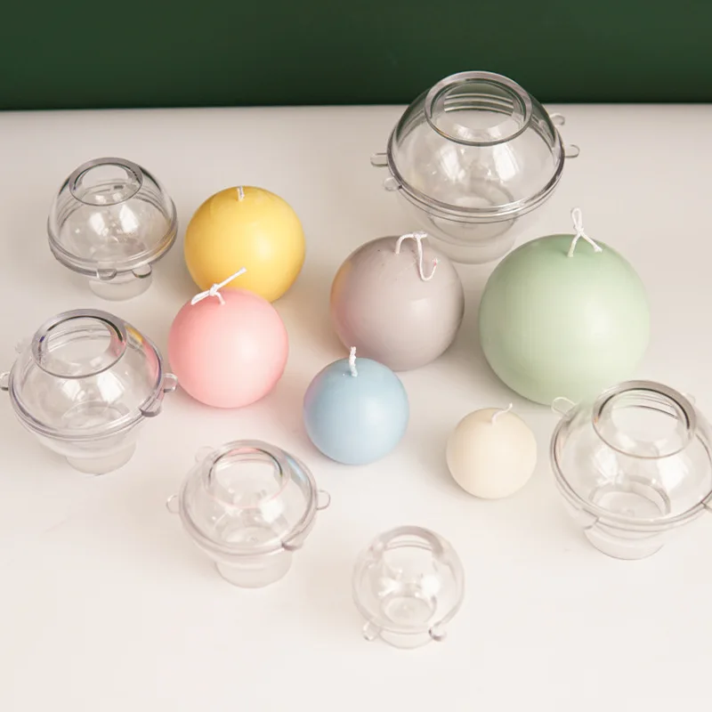 Candle Making Kit - 5-8cm lilin bulat cetakan plastik dekorasi