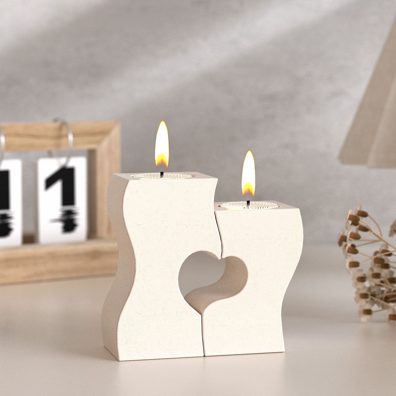 Candle Making Tutorial - S Cetakan Silikon Lilin Hati DIY