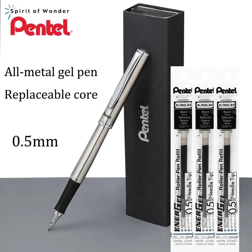 Pentel Pen Energel - Jepang Pentel Logam Gel Pena K600