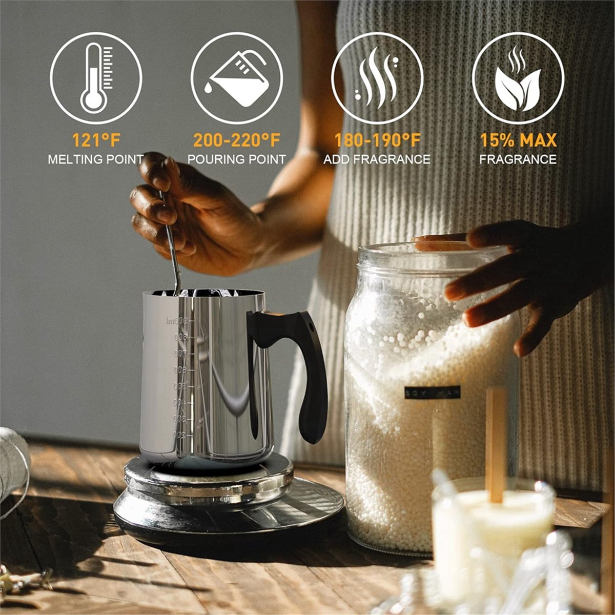 Candle Making Kit For Adults - Perlengkapan Pembuatan Lilin untuk Pemula, Lilin