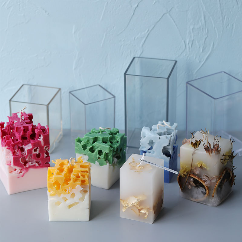 Candle Making Kit - Cetakan Lilin Kolom Persegi Panjang Persegi