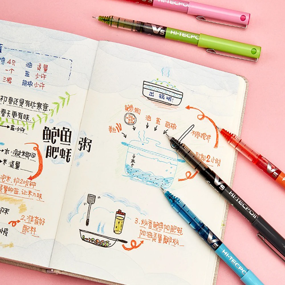 3 Buah Pena Gel PILOT Jepang T - Pilot Pen V5 ulasan dan harga