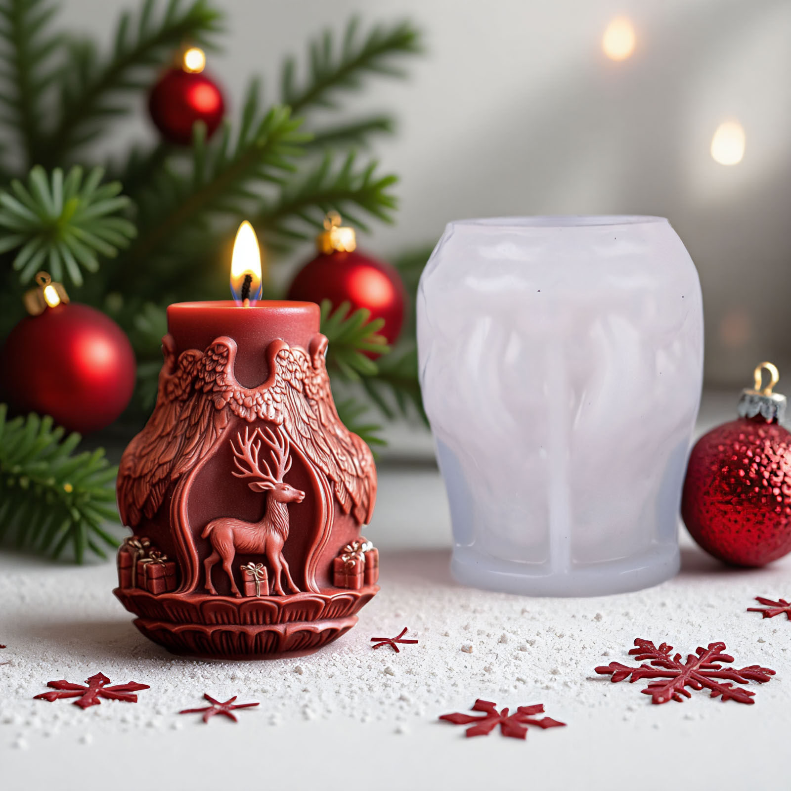 Cetakan Pembuatan Lilin Santa  - Candle Making Diy ulasan dan harga