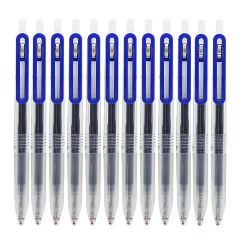 1/3 Buah/Set Pena Gel 0.5Mm Pe - Muji Stationery Gel Pen ulasan dan harga