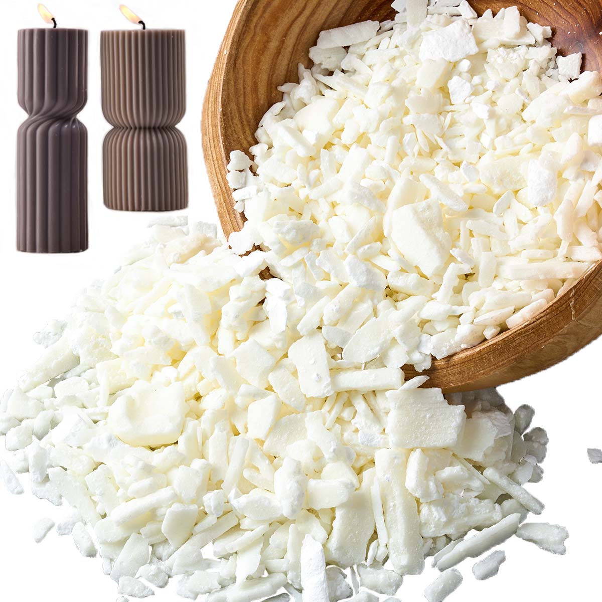 1 Pon Lilin Kedelai Putih Murn - Candle Making Kit ulasan dan harga