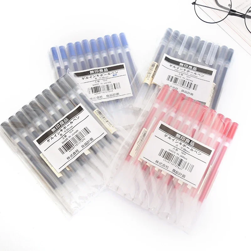 10-30 Buah/Set 0.38/0.5Mm Pena - Muji Stationery Gel Pen ulasan dan harga