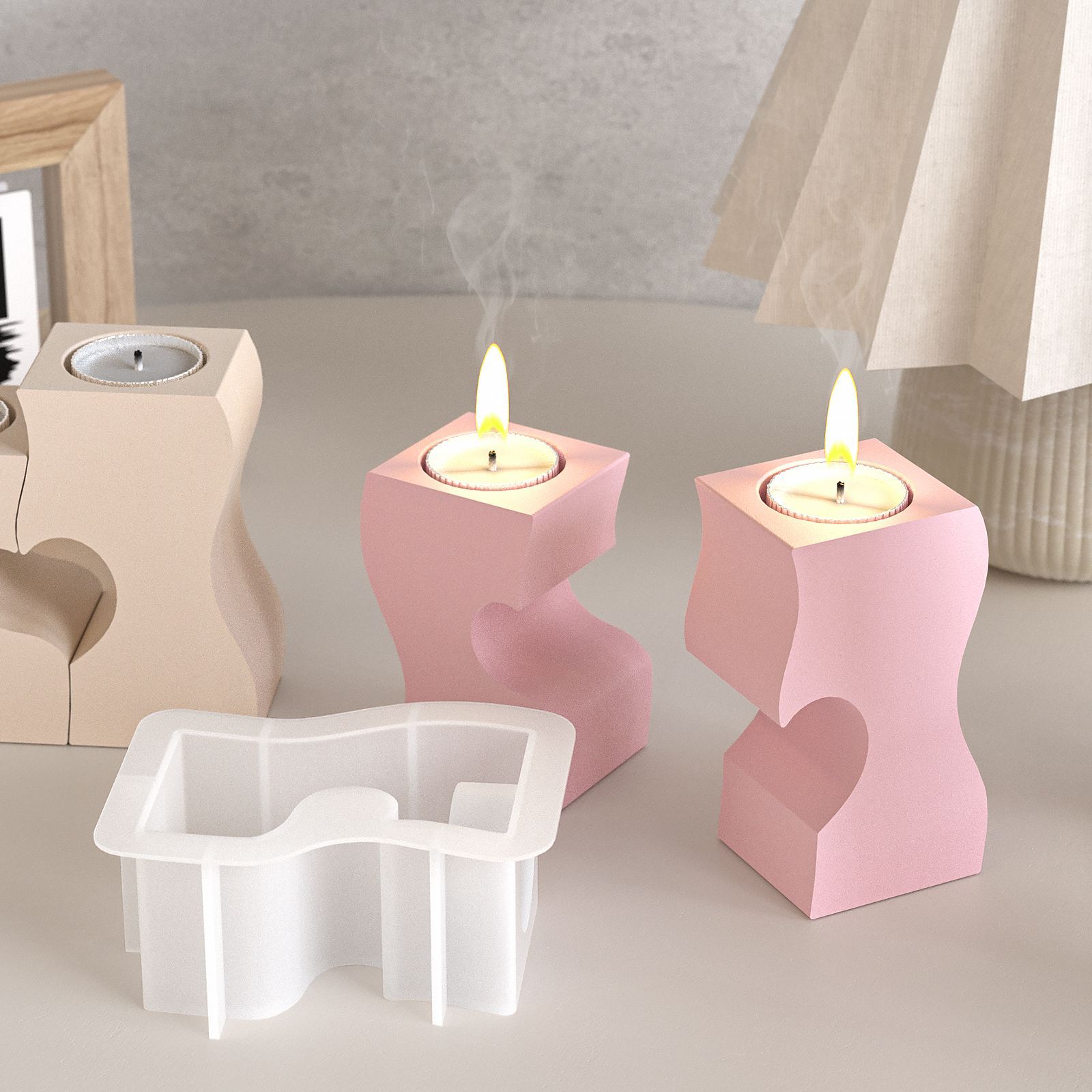 S Cetakan Silikon Lilin Hati D - Candle Making Tutorial ulasan dan harga
