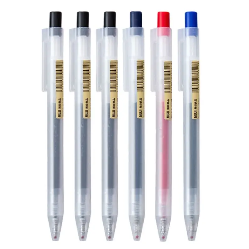1/3 Buah/Set Pena Gel MUJIs Ka - Muji Stationery Gel Pen ulasan dan harga