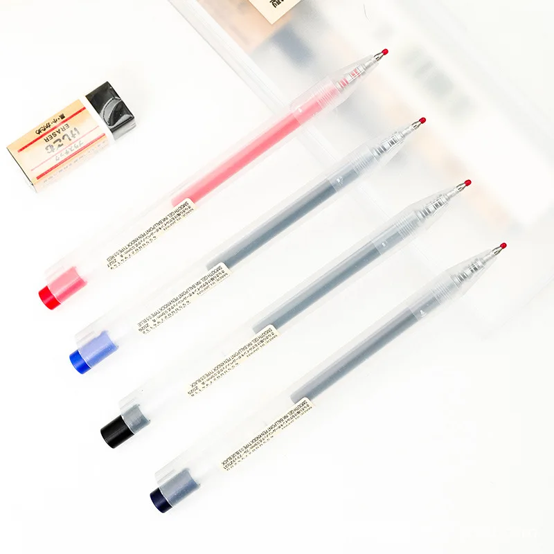 Pena Gel Tekan 0.5Mm Tinta Bir - Muji Stationery Gel Pen ulasan dan harga