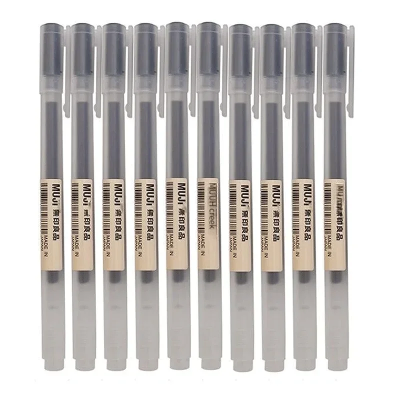 6/8 Buah/Set Pena Gel MUJIs Hi - Pentel Pen Energel ulasan dan harga