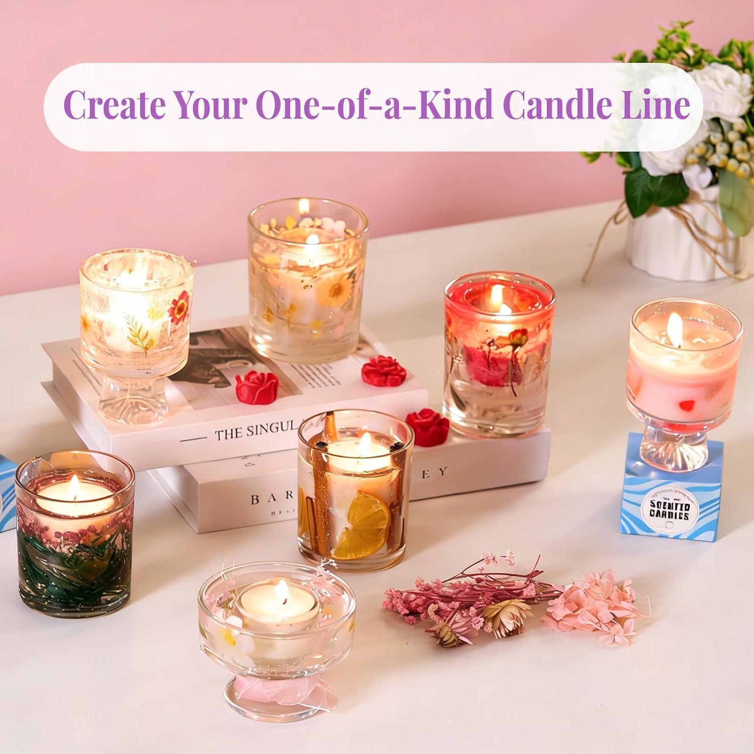 Kit Pembuatan Lilin DIY 2-in-1 - Candle Making Kit For Adults ulasan dan harga