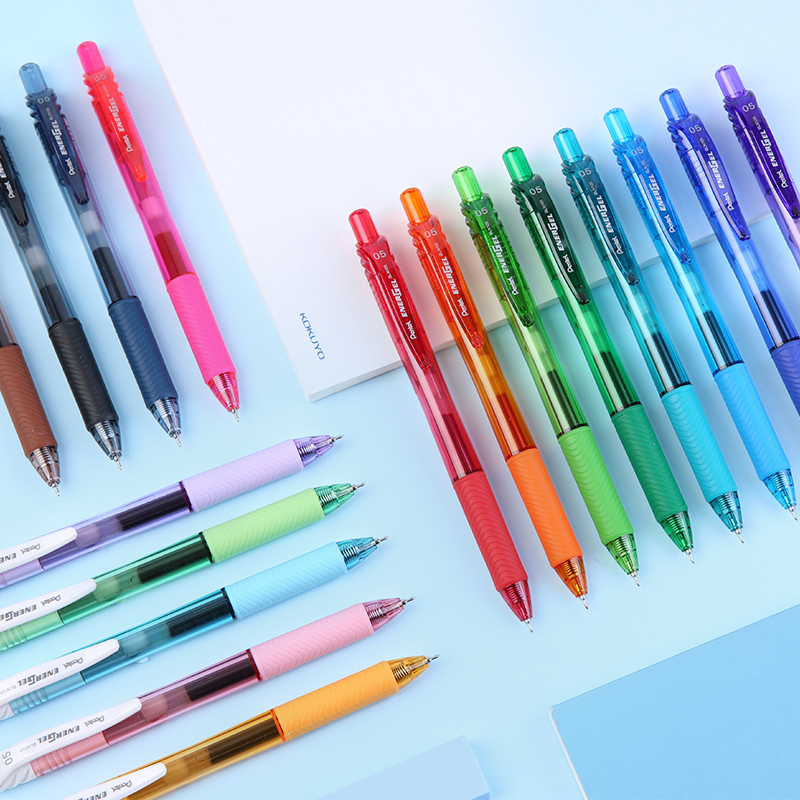 12 Warna/Lot Jepang Pentel BLN - Pentel Pen Energel ulasan dan harga