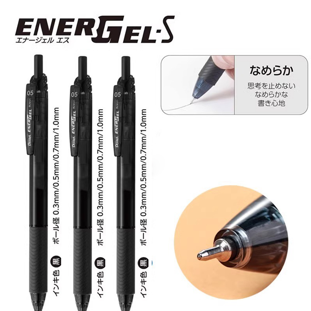 5/10 Buah Pena Gel Pentel Jepa - Pentel Pen Energel ulasan dan harga