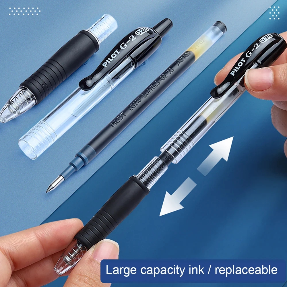 3 Buah Pena Gel Tipe Dorong Pi - Pilot Pen G2 ulasan dan harga