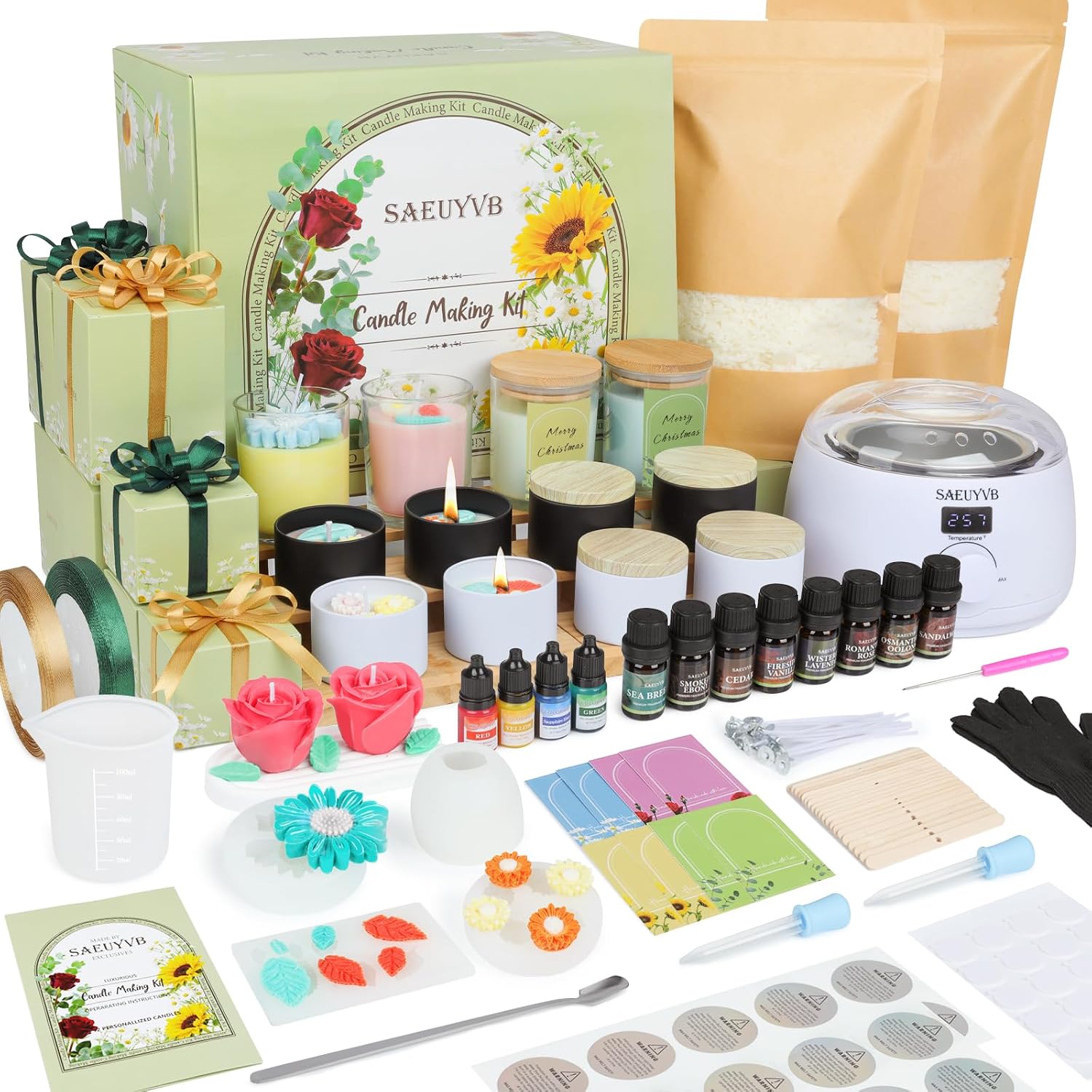 Perlengkapan Pembuatan Lilin,  - Candle Making Kit For Adults ulasan dan harga