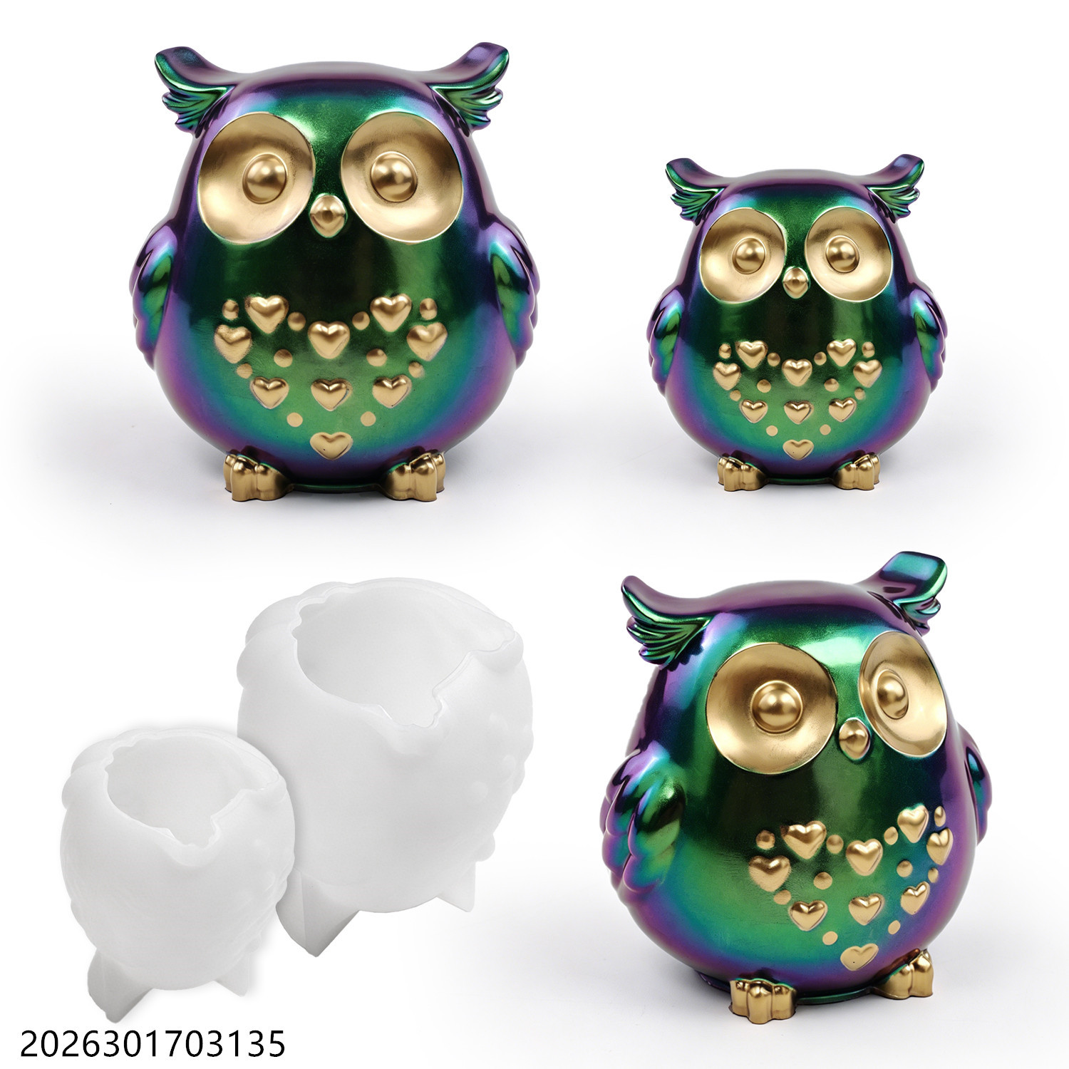 Cetakan Silikon Burung Hantu 3 - Candle Making Diy ulasan dan harga
